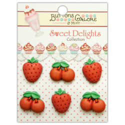 Ґудзики Berries & Cherries, Buttons Galore, SD109