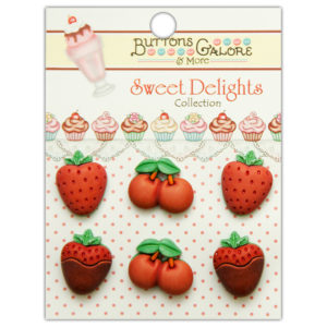 Ґудзики Chocolate Covered Favorites, Buttons Galore, SD110