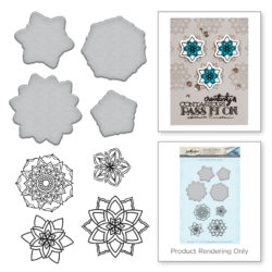 Набір ножів та штампів Mandalas, Spellbinders, SDS-095