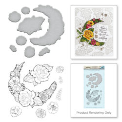 Набір ножів та штампів Moon Flower, Spellbinders, SDS-098