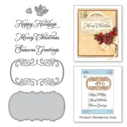Штампи + Ножі Sentimental Christmas, Spellbinders, SDS-164