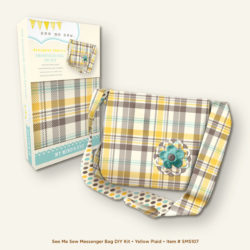 Набір для пошиття сумки Messenger Bag - Yellow Plaid, My Midn’s Eye, SMS107