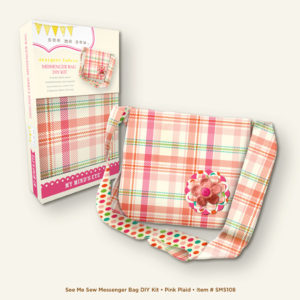 Набір для пошиття сумки TMessenger Bag – Pink Plaid, My Midn’s Eye, SMS108