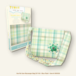 Набір для пошиття сумки TMessenger Bag – Blue Plaid, My Midn’s Eye, SMS109