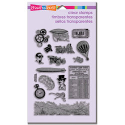 Штампи акрилові  Steampunk Charms, Stampendous, SSC1179