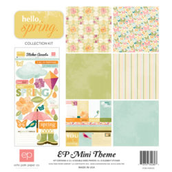 Набір паперу Hello Spring Mini Theme, 30х30 см, Echo Park, SW205
