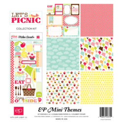 Набір паперу Let's Picnic Mini Theme, 30х30 см, Echo Park, SW3505