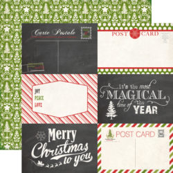 Аркуш картону Magical Time, Tis the Season, Echo Park, 5 аркушів, TIS56011