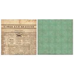 Аркуш картону Yesterday's News, Echo Park, 30х30 см, 5шт., TS22012