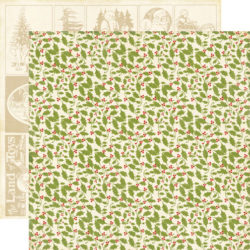 Аркуш картону Holly Berries, T&TC, Echo Park, 5 аркушів, TTC38008