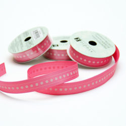 Рулон стрічки Pink Dots, Hampton Art, WM0188