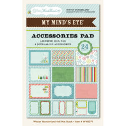 Набір паперу Winter Wonderland: Accessories Pad, My Mind’s Eye, 10×15 см, 24 ар, WW1071