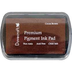 Штемпельна подушечка Cocoa Brown, Dovecraft, DCIP09