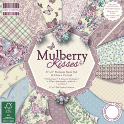 Набір паперу Mulberry Kisses, 15×15 см, First Edition, FEPAD109