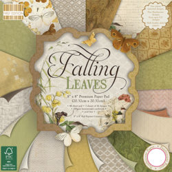 Набір паперу Falling Leaves, 20×20 см, First Edition, FEPAD111