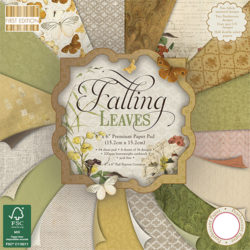 Набір паперу Falling Leaves, 15×15 см, First Edition, FEPAD112