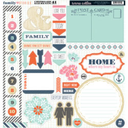 Чипбордові висічки Family Stories, Teresa Collins, FS1025