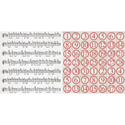 Аркуш картону Music, Santa’s List, Teresa Collins, 5 аркушів, SL1004