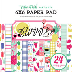 Набір паперу Best Summer Ever, 15х15см, Echo Park, BS182023