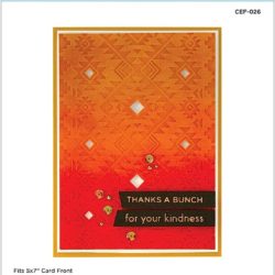Папка для різання та тиснення Sedona Matt, Spellbinders, CEF-026