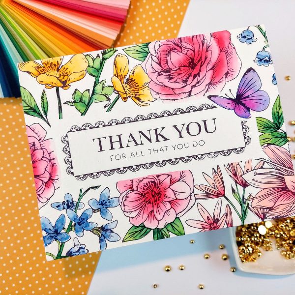 Пластина для леттерпрессу Butterfly Garden, Spellbinders, BP-027 - Зображення 2