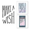 Пластина для леттерпрессу Diagonal Make a Wish, Spellbinders, BP-037