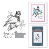 Пластина для леттерпрессу Joyeux Noel, Spellbinders, BP-055