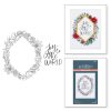 Пластина для леттерпрессу Holiday Foliage Joy, Spellbinders, BP-063