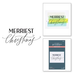 Пластина для леттерпрессу Merriest Christmas, Spellbinders, BP-068