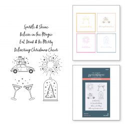 Пластина для леттерпрессу Christmas Icons, Spellbinders, BP-074