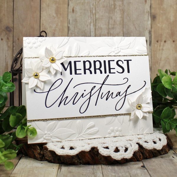 Пластина для леттерпрессу Merriest Christmas, Spellbinders, BP-068 - Зображення 2